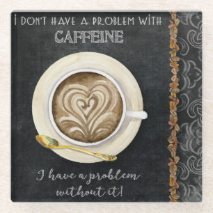 Kaffee Coffein Cappuccino Teatro Sociale Glasuntersetzer