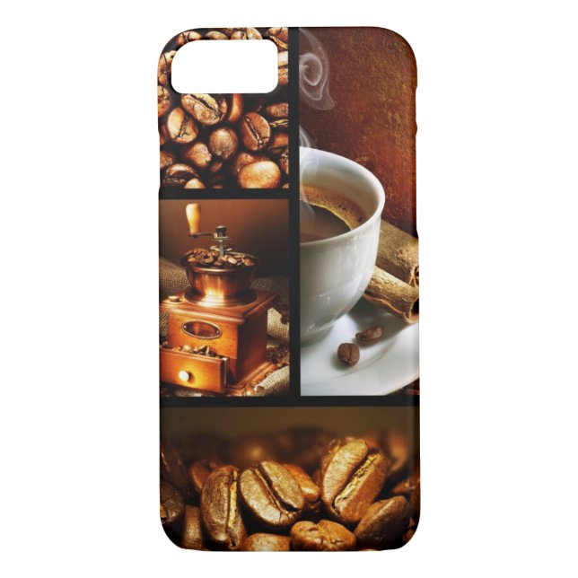 Kaffee-Collage 2 Case-Mate iPhone Hülle (Rückseite)