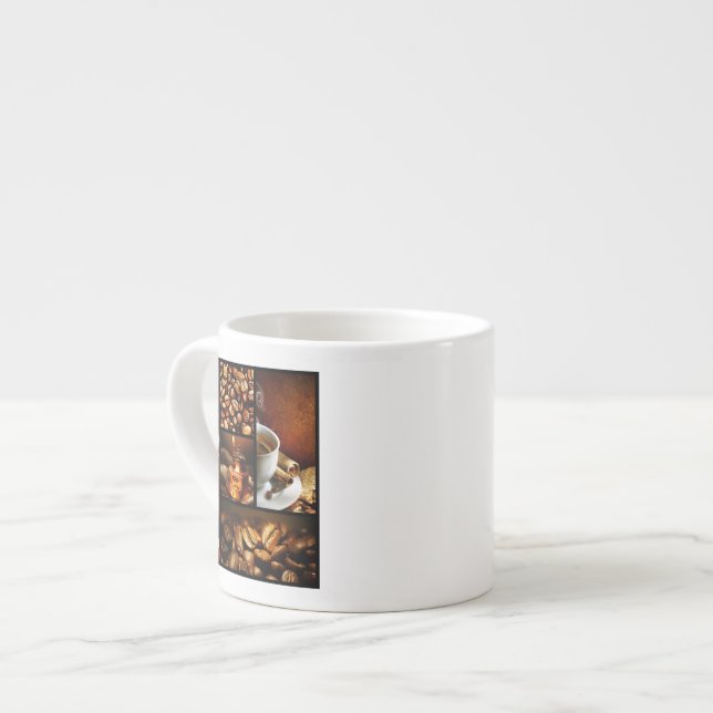 Kaffee-Collage 2 Espressotasse (Vorderseite Links)