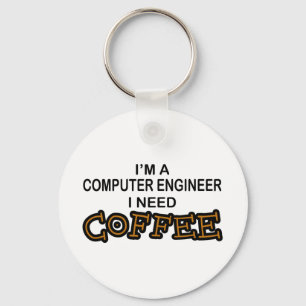Kaffee - Computeringenieur Schlüsselanhänger