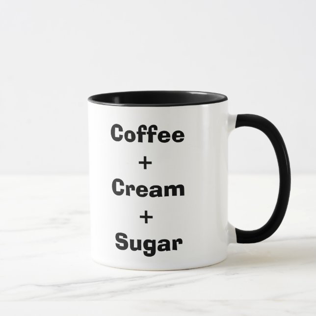 Kaffee+Creme+Zucker Tasse (Rechts)
