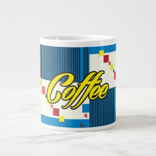 Kaffee Cup abstrakte Modefrau POP-ART Stil Jumbo-Tasse
