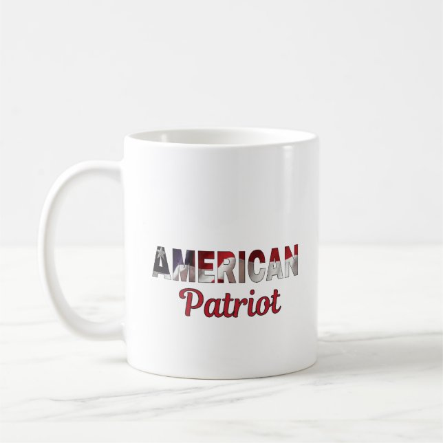 Kaffee-Cup: Amerikanischer Patriot Kaffeetasse (Links)