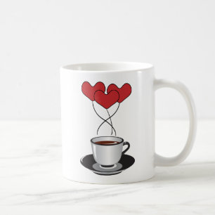 Kaffee-Cup, Arabica-Kaffee, Schwarzer Kaffee, Herz Kaffeetasse