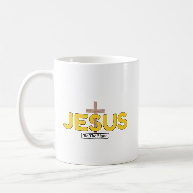 Kaffee-Cup "Be the Light" mit Jesus Kaffeetasse (Links)