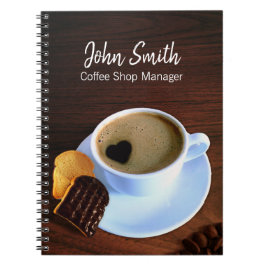 Kaffee Cup Kaffee Shop Herz geformt Foam Cookie Notizblock