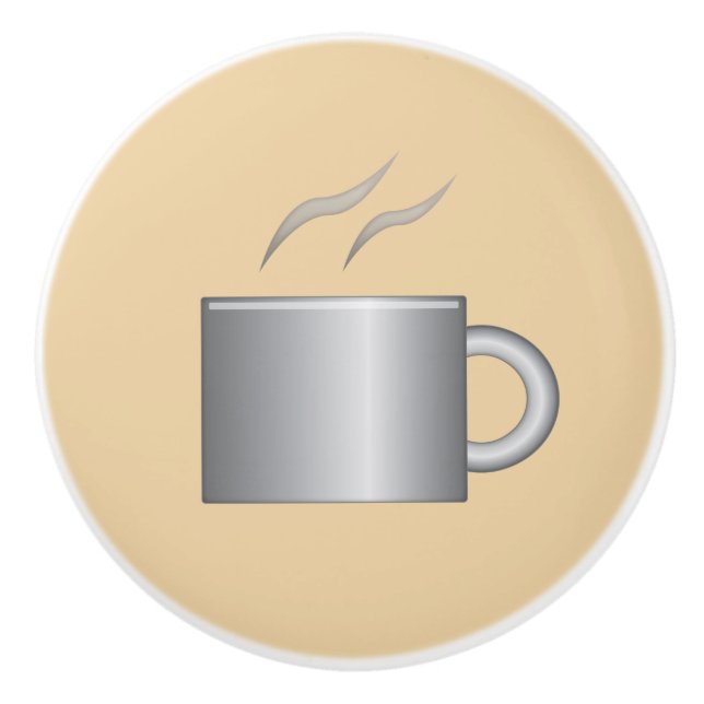 Kaffee-Cup-Keramik Keramikknauf (Vorderseite)