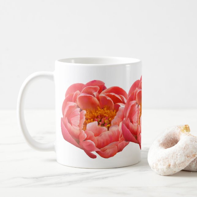 Kaffee-Cup Korallenpfeifen Kaffeetasse (Mit Donut)