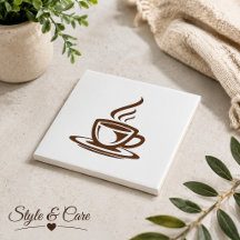 Kaffee Cup Mark Design Tile für Küche oder Wand