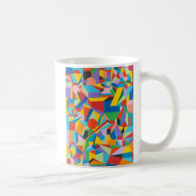 Kaffee-Cup mit Art Print Design
