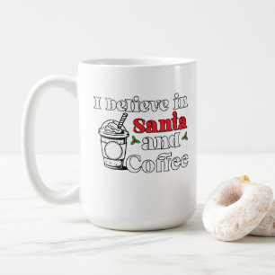 Kaffee-Cup mit Weihnachten-Redewendungen über den  Kaffeetasse