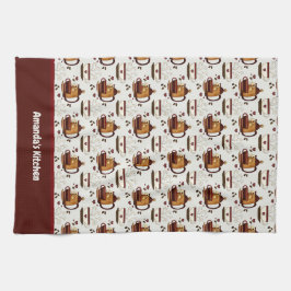 Kaffee Cup & Pot Pattern Küchentücher