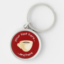 Kaffee-Cup-Schlüsselanhänger Schlüsselanhänger