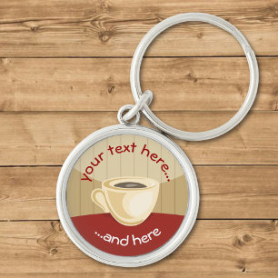 Kaffee-Cup-Schlüsselanhänger Schlüsselanhänger