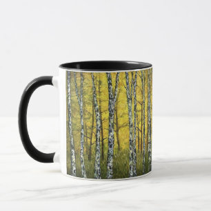 Kaffee-Cup-Tasse - Acadia Forest Birch Trees Tasse