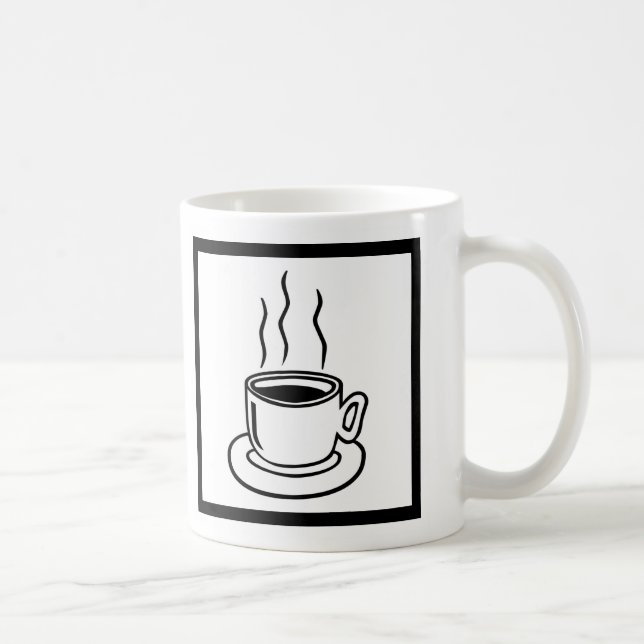 Kaffee-Cup-Tasse Kaffeetasse (Rechts)