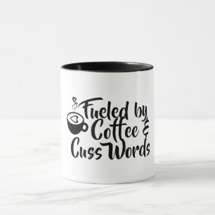 Kaffee & Cuss Wörter Tasse