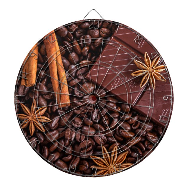 Kaffee Dartscheibe (vorne)