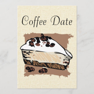 Kaffee-Datum Einladung