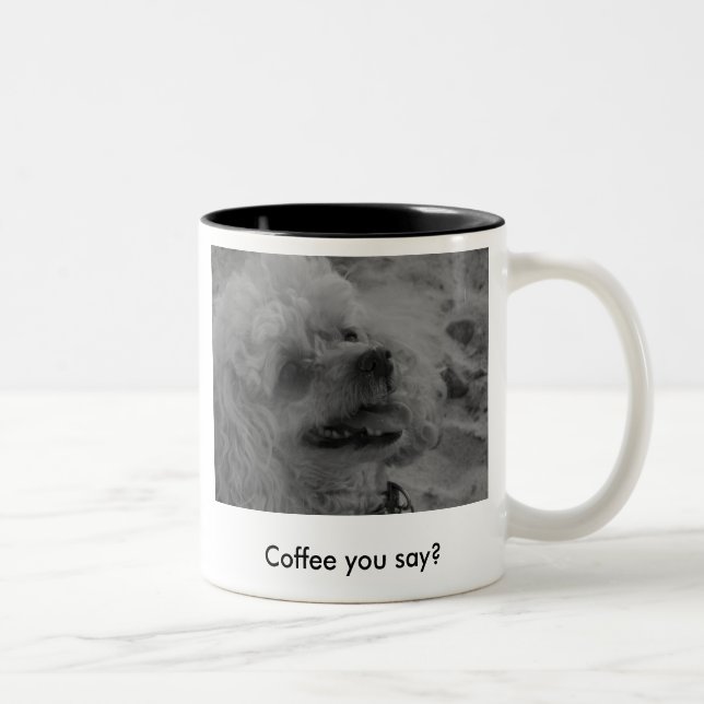 Kaffee, den Sie sagen? Zweifarbige Tasse (Rechts)