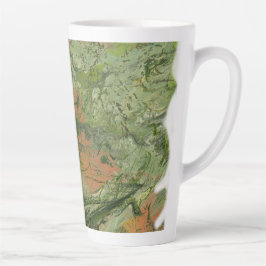 Kaffee der Elixier des Lebens Latte-Tasse Milchtasse