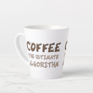Kaffee Der ultimative Algorithmus Lustiger Program Milchtasse