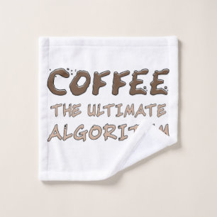 Kaffee Der ultimative Algorithmus Lustiger Program Waschlappen