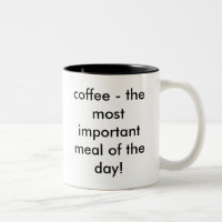 Kaffee - die wichtigste Mahlzeit des Tages!