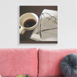 Kaffee Digitales Öl auf Leinwand