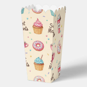 Kaffee, Donuts und Kuchen von Natasha Us Geschenkschachtel