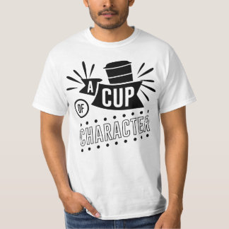 Kaffee, Ein Cup der Charaktere T-Shirt