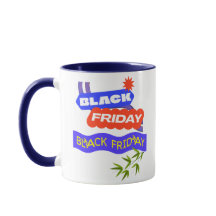 "Kaffee & Einkaufswagen – Black Friday-Stress"