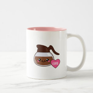 Kaffee Emoji Kaffee-Tasse Zweifarbige Tasse