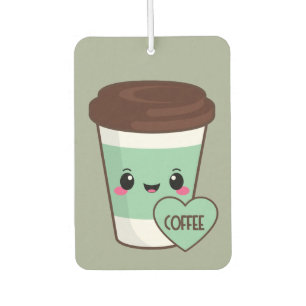 Kaffee Emoji Lover Autolufterfrischer