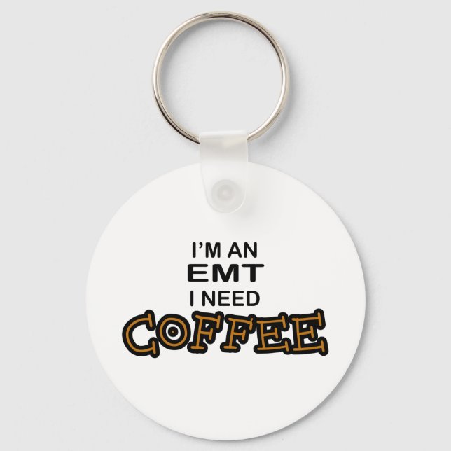 Kaffee - EMT Schlüsselanhänger (Vorderseite)