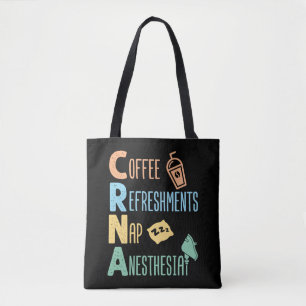 Kaffee Erfrischungen Nickerchen Anästhesie CRNA Tasche