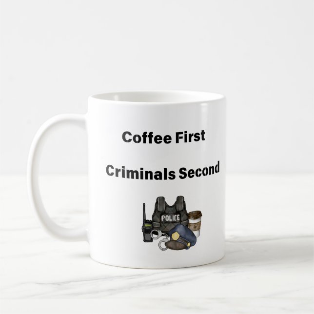 Kaffee Erste Kriminelle Zweite Tasse Polizeikaffee (Links)