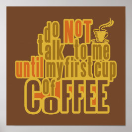 KAFFEE - Erstes Plakat