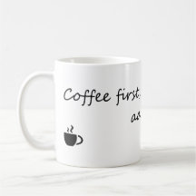 Kaffee Erwachsener Zweiter - Funny Coffee Zitat