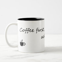 Kaffee Erwachsener Zweiter - Funny Coffee Zitat