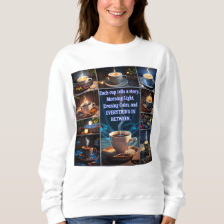 Kaffee erzählt eine Geschichte Sweatshirt