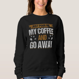 Kaffee Espresso Barista Cappuccino Latte Kunst Sweatshirt