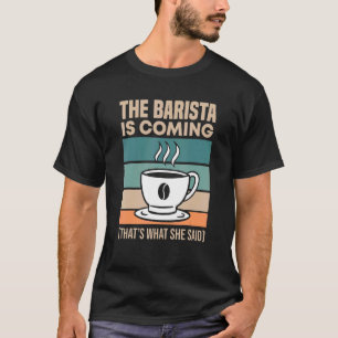 Kaffee Espresso Barista Cappuccino Latte Kunst T-Shirt