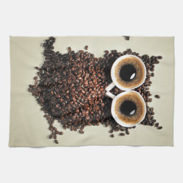 Kaffee-Eule Handtuch