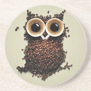 Kaffee-Eule Untersetzer