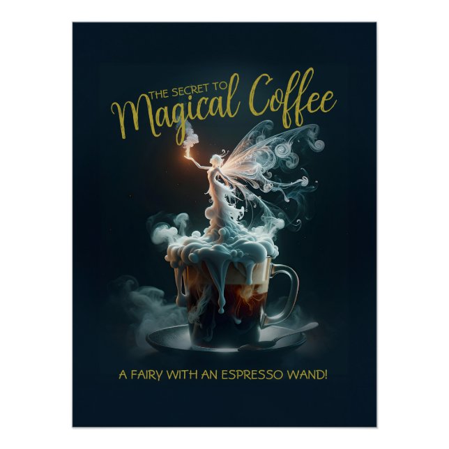 Kaffee Fairy Poster (Vorderseite)