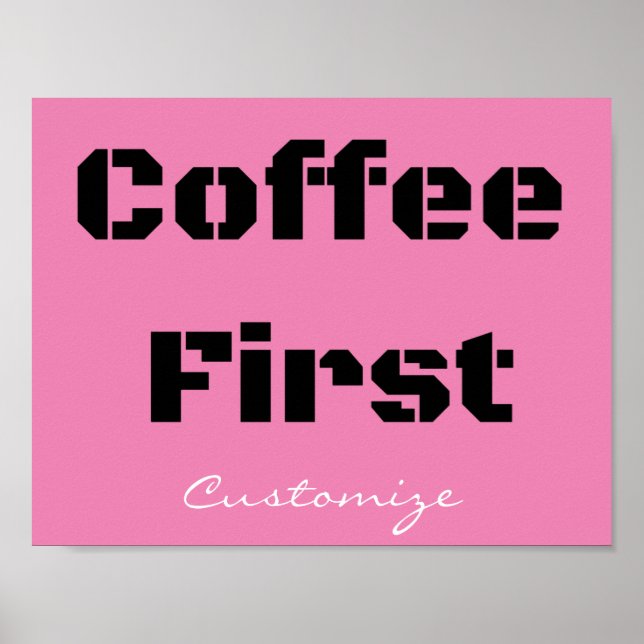 Kaffee First Thunder_Cove Poster (Vorne)