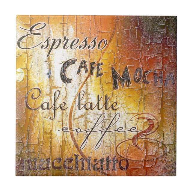 KAFFEE! FLIESE (Vorderseite)