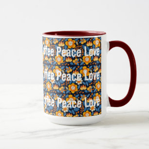 Kaffee Frieden Liebe Tasse