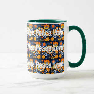 Kaffee Frieden Liebe Tasse
